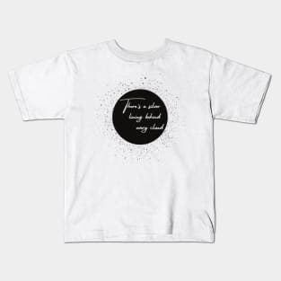 Uplift Collection - Silver Lining (Variation 1) Kids T-Shirt